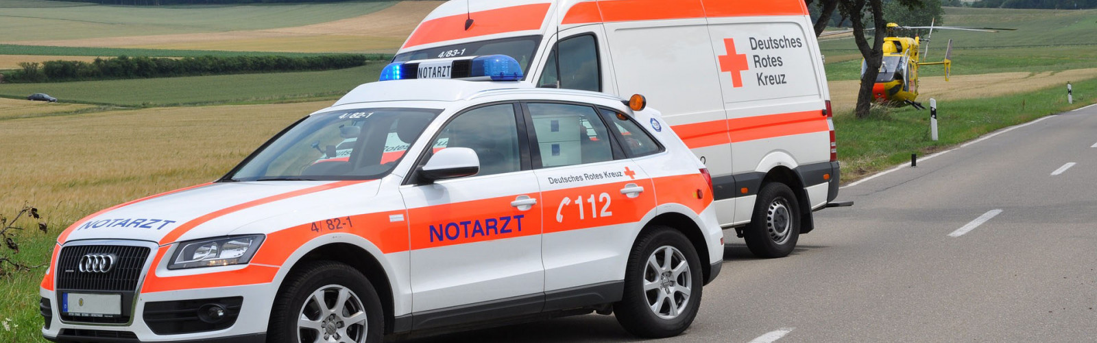 Rettungswagen auf der Straße