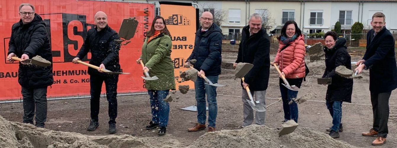 Spatenstich, Kita, Weststadt, Bürgermeister, Stefan Schmutz, Schmutz, Ladenburg, Neubau