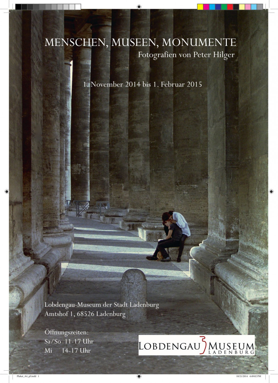 Plakat "Menschen Museen Monumente" Plakat "Menschen Museen Monumente"