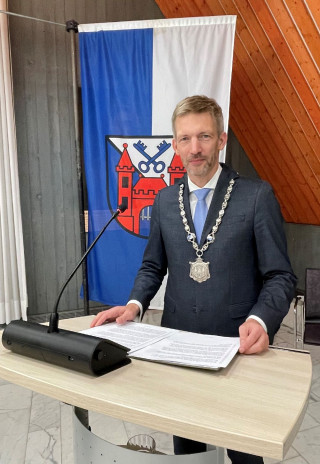 Einbringung Haushalt 2026 Bürgermeister Stefan Schmutz